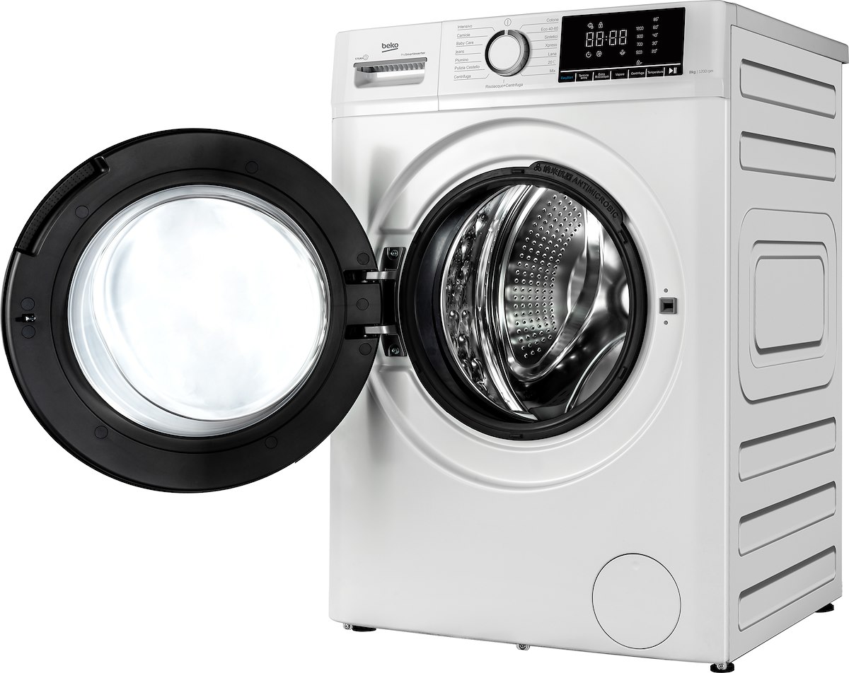 BEKO BMX8126DB Lavatrice Carica Frontale 8kg 1200giri Classe A Inverter - immagine 4