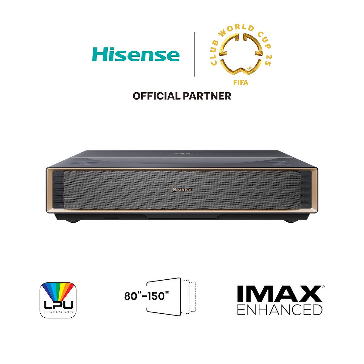 HISENSE PT1 Proiettore Laser TV 4K UHD 80-150" DVB-T2/S2 Smart