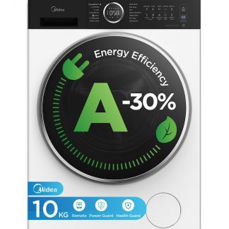 MIDEA MF205W100BA30WIT Lavatrice 10kg 1400giri Vapore Cl.A-30%