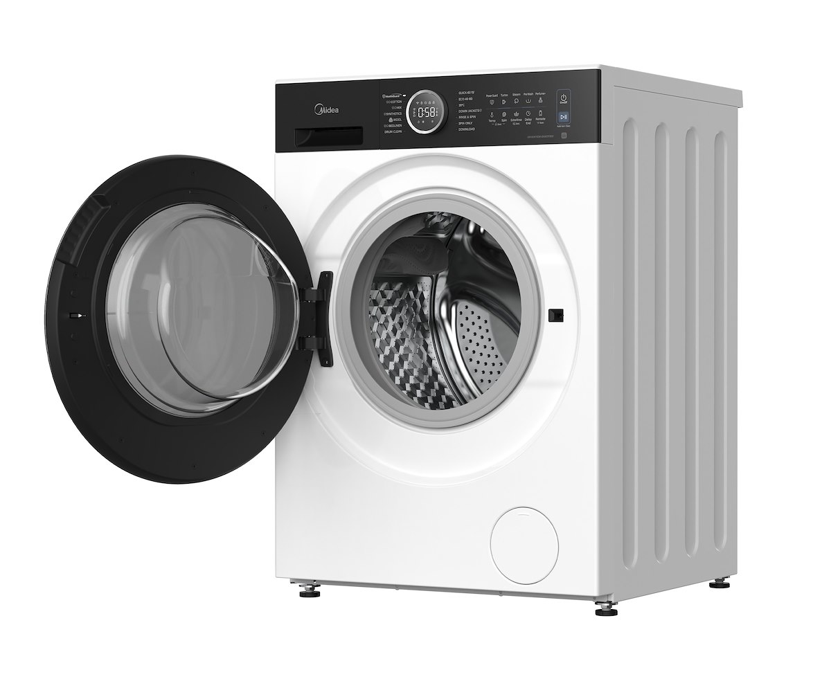 MIDEA MF205W100BA30WIT Lavatrice 10kg 1400giri Vapore Cl.A-30% - immagine 5