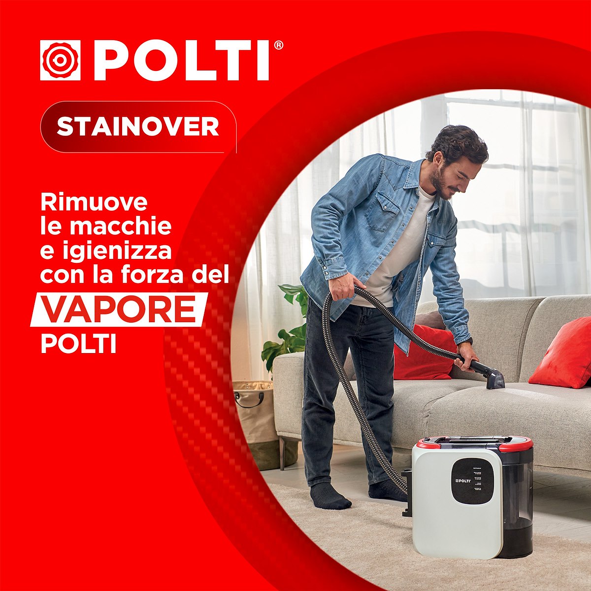 Polti PTEU0325 Stainover SC30 Lavatappeti e Pulitore a Vapore - immagine 2