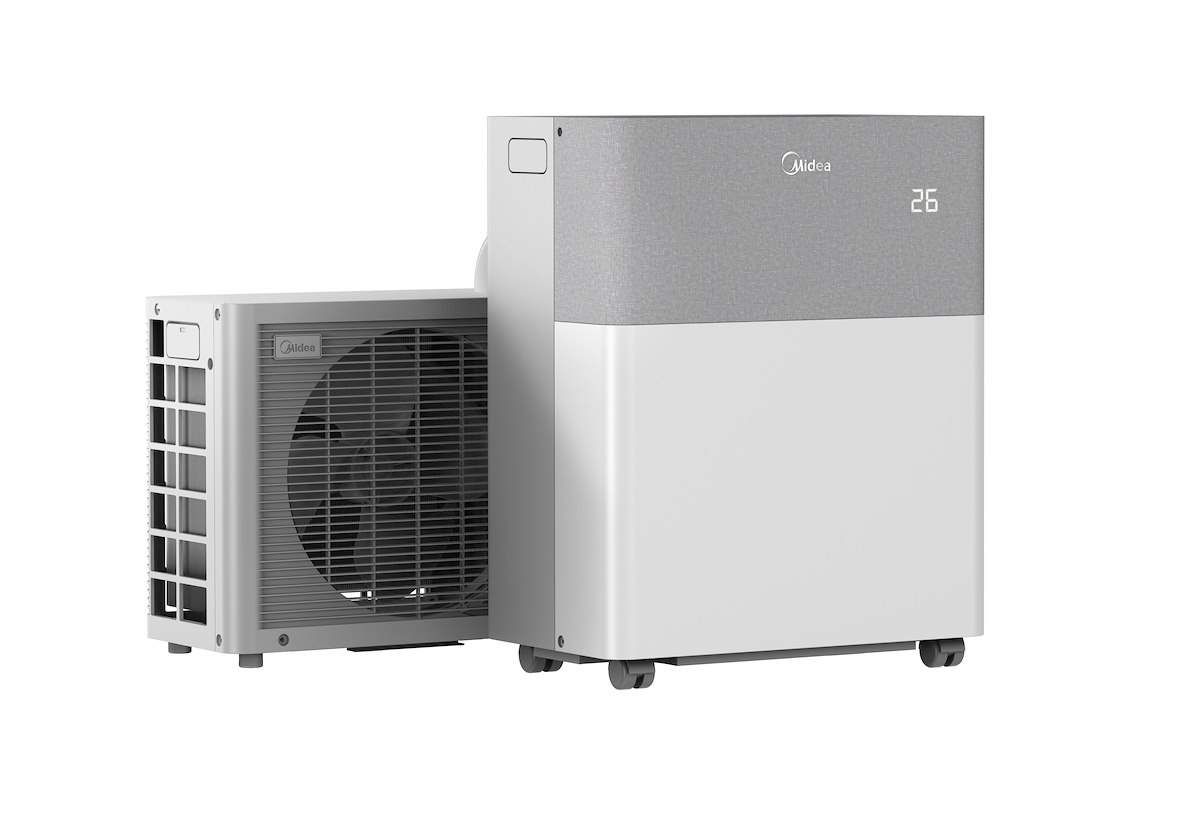 MIDEA PORTASPLIT Condensatore Monoblocco 3.5kW A++-A+P-Cal. WiFi AI Tubo Int. - immagine 3