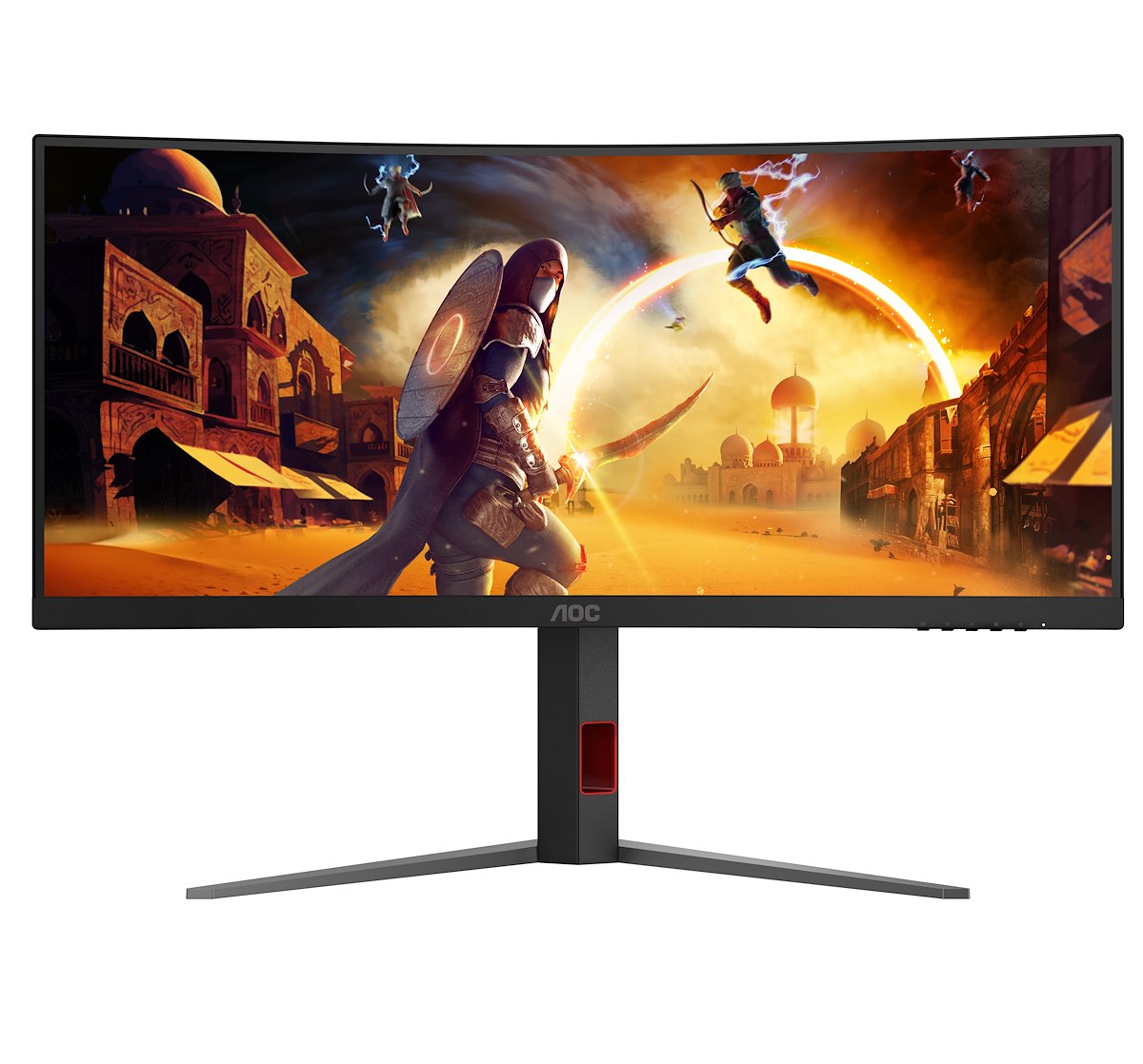 AOC CU34G4 Monitor Gaming Curvo 34 Pollici QHD 180Hz - immagine 3