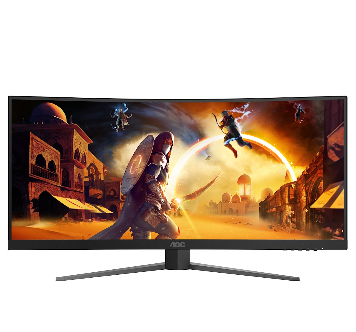 AOC CU34G4 Monitor Gaming Curvo 34 Pollici QHD 180Hz - immagine 4