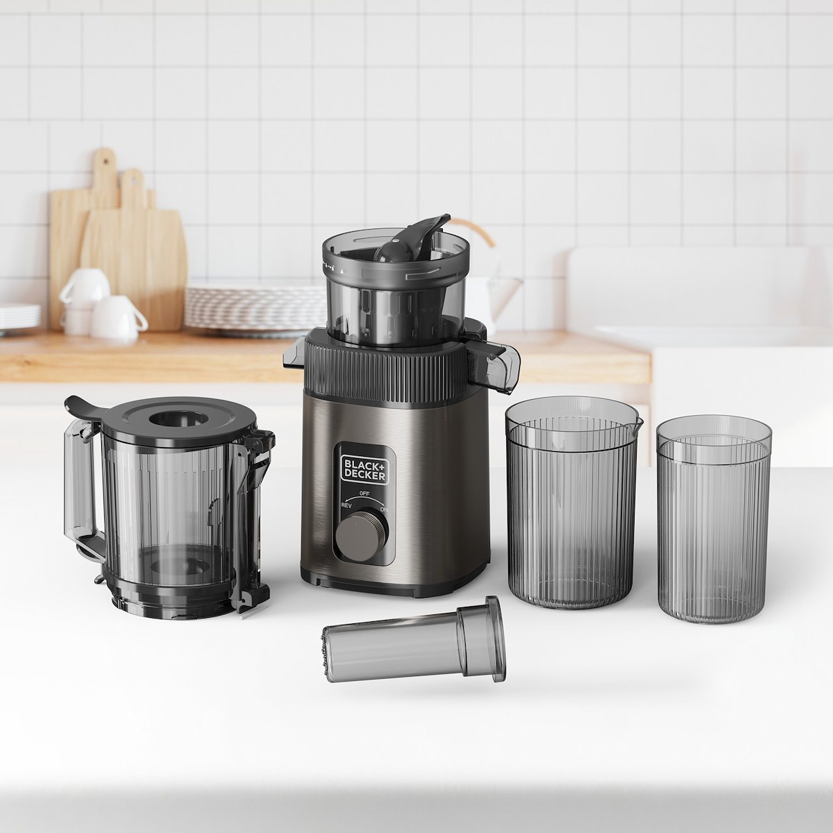 Black Decker BXJE4800E Estrattore Centrifuga 200W Acciaio Inox - immagine 4