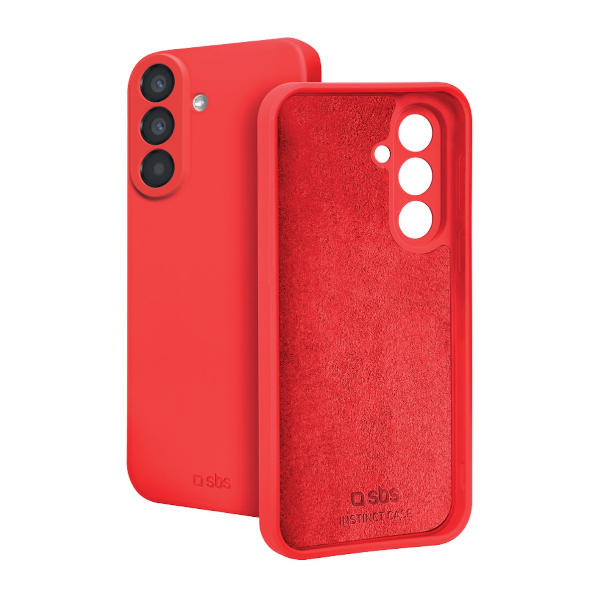 SBS TEINSTSAA57R Cover Instinct per Samsung Galaxy A57 Rosso