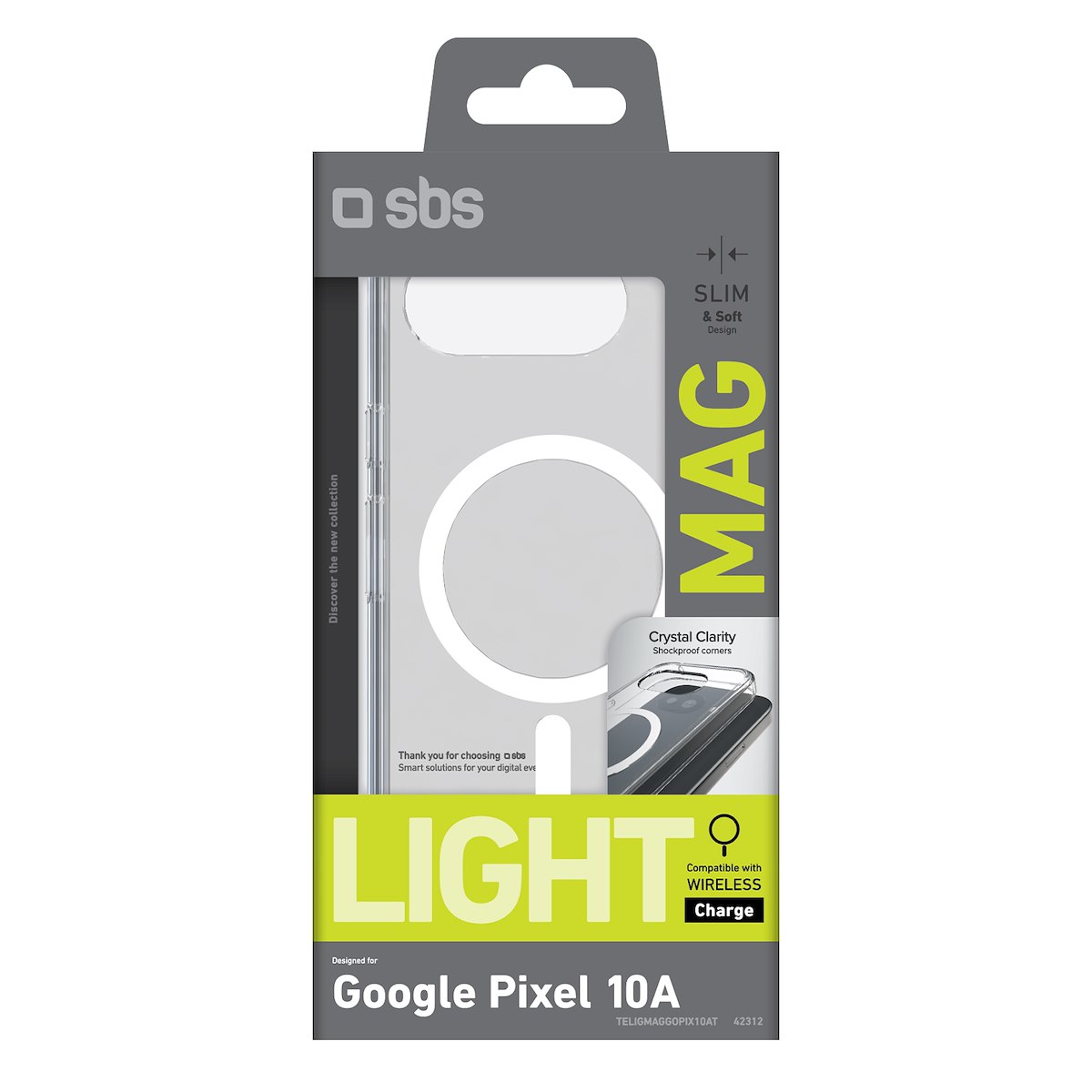 SBS TELIGMAGGOPIX10AT Cover Light Mag per Google Pixel 10A - immagine 2