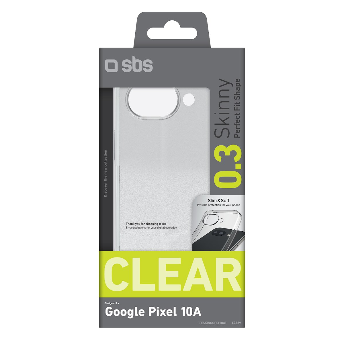 SBS TESKINGOPIX10AT Cover Skinny per Google Pixel 10A - immagine 2