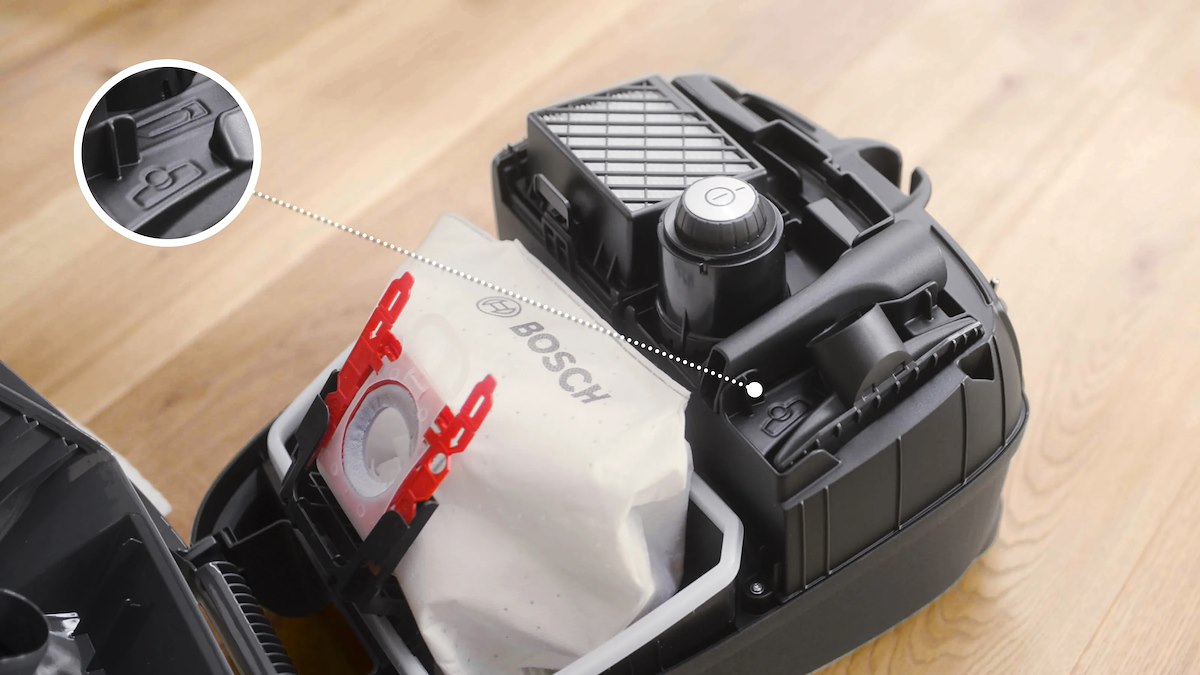 BOSCH BGL41SIL2H Aspirapolvere Con Sacco ProSilence HEPA Bianco - immagine 2