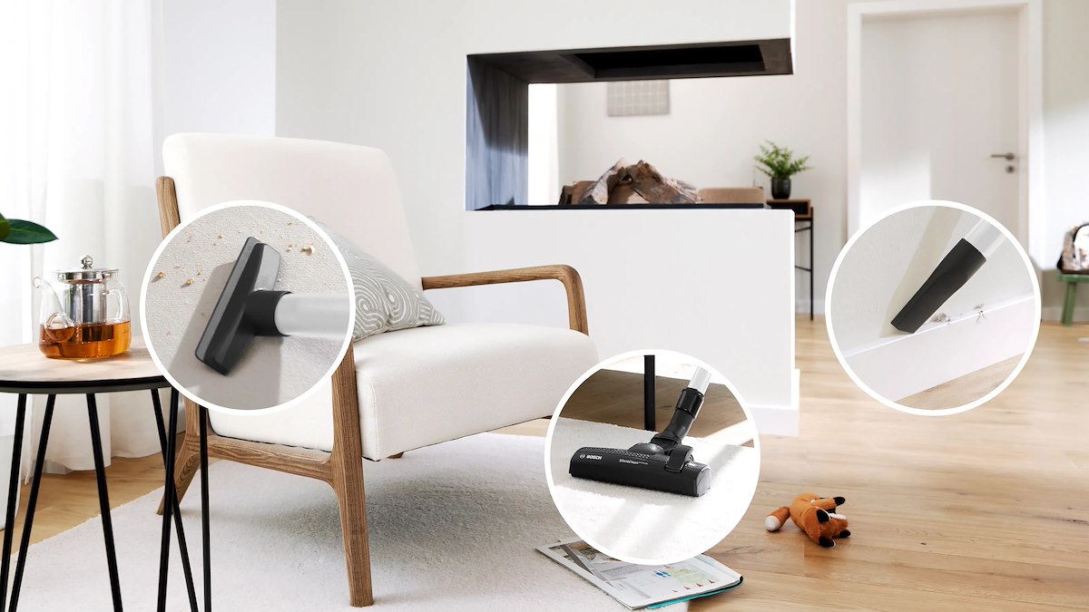 BOSCH BGL41SIL2H Aspirapolvere Con Sacco ProSilence HEPA Bianco - immagine 4