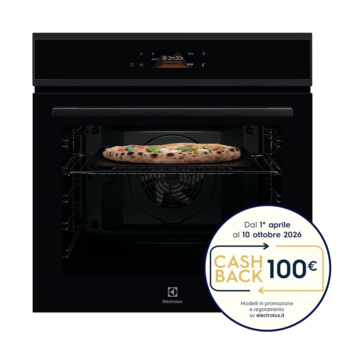 ELECTROLUX EOX8P08WH Forno Incasso Multifunzione WiFi Pizza Pirolitico - immagine 2