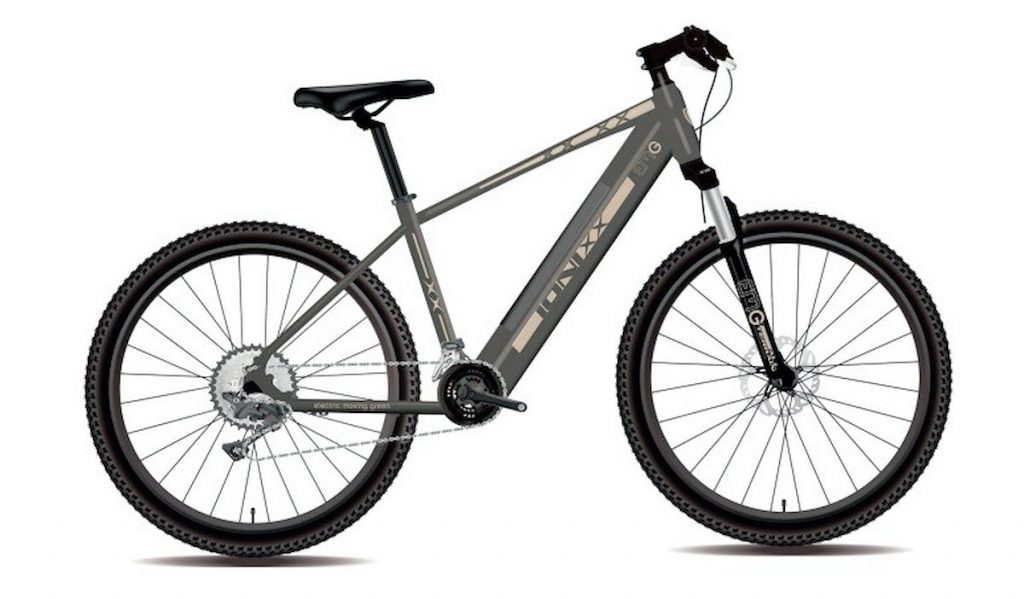 EMG 27MTB10AB E-Bike Mountain 10.4Ah R.27.5 Aut.60Km Ionixx Gray