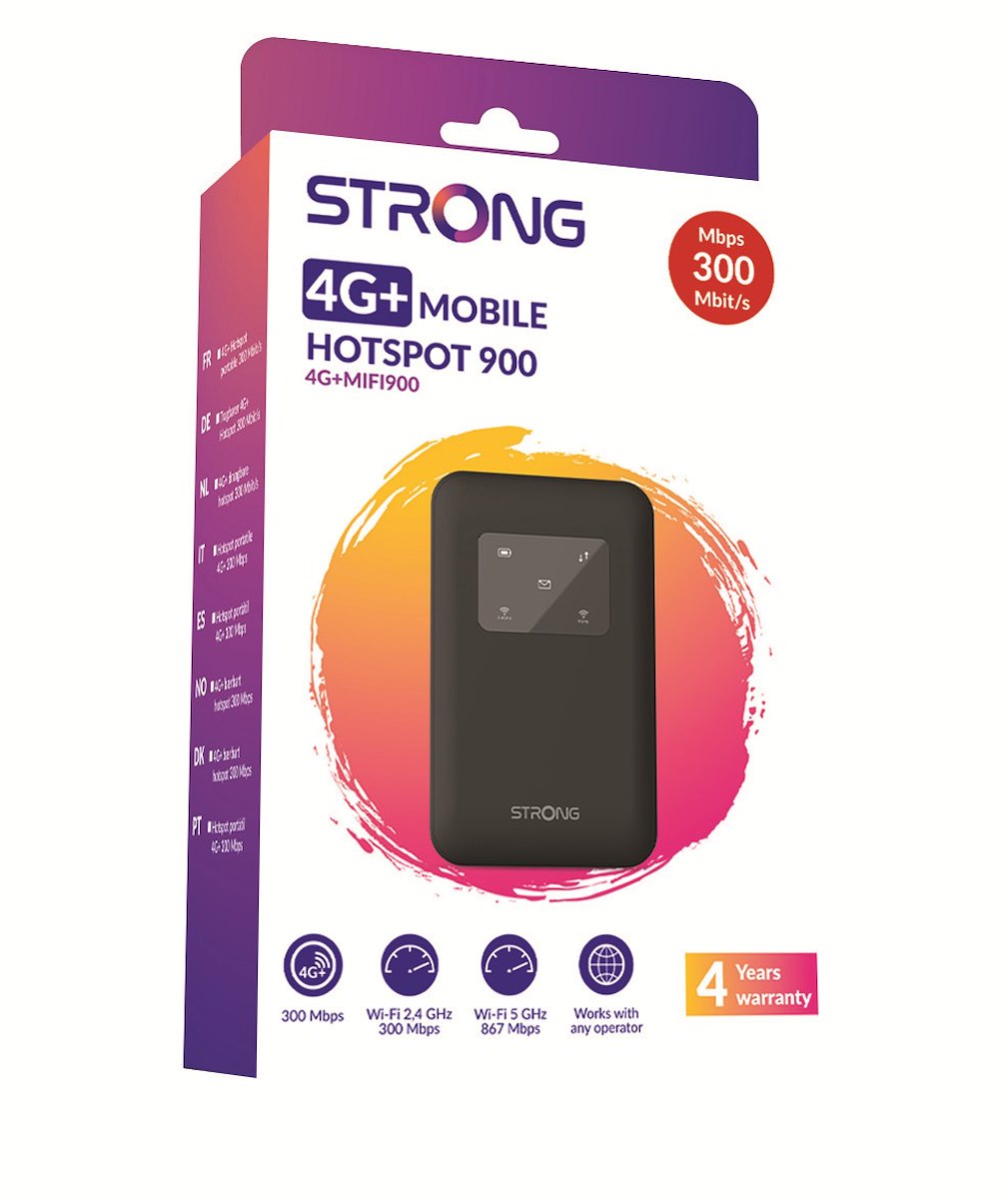 STRONG 4GMIFI900 Router Portatile 4G LTE Wi-Fi Dual Band - immagine 4