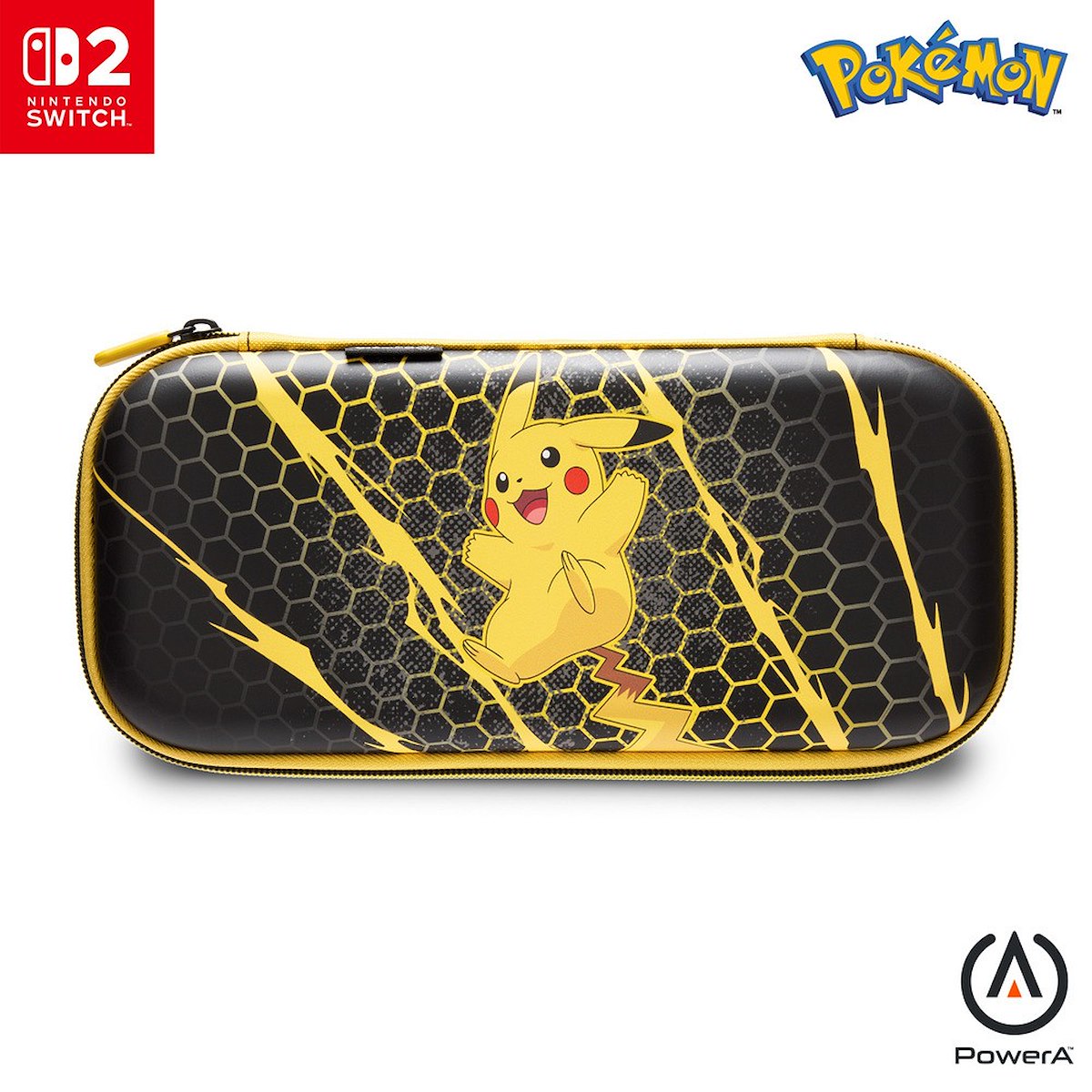 POWER A NSCS0553 Custodia Slim Nintendo Switch 2 Pikachu Storm