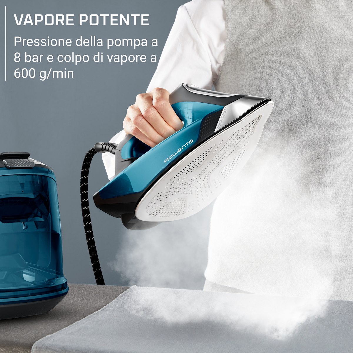 ROWENTA VR9043 Ferro Da Stiro A Vapore 2800W Pressione 5 Bar - immagine 2
