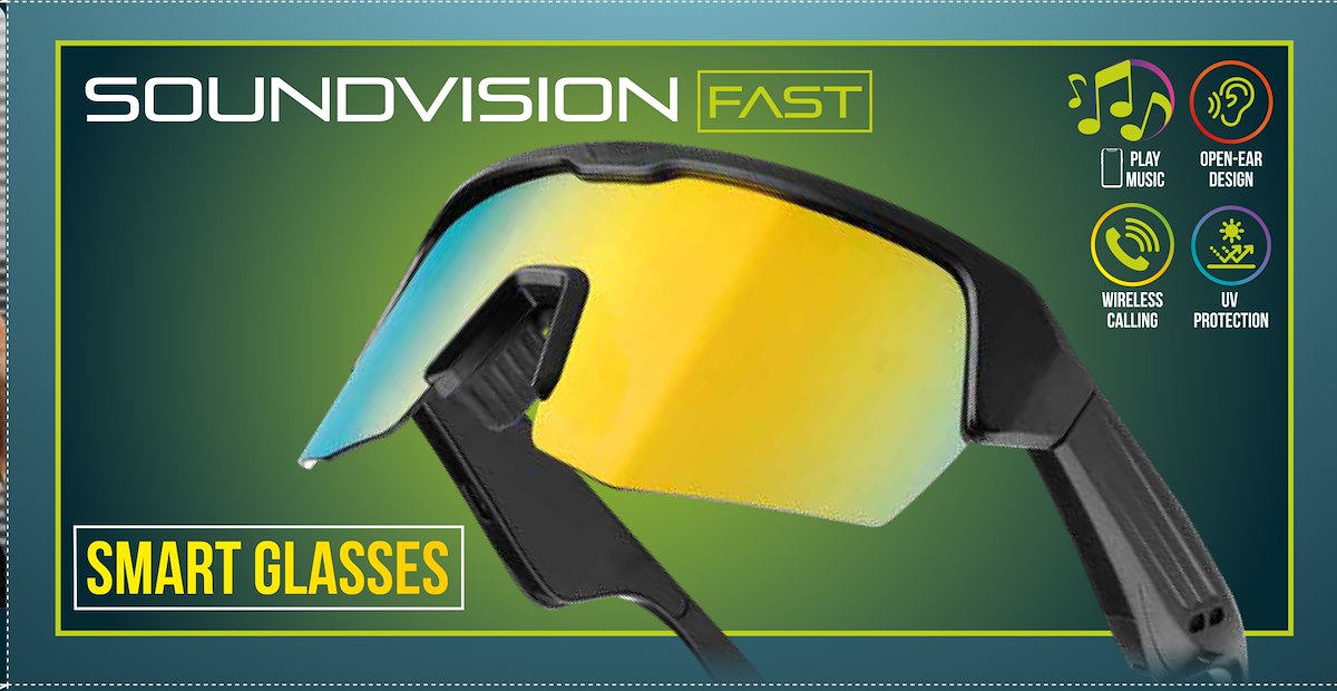 CELLULAR LINE BTFASTVISIONK Occhiali da Sole Wireless Audio Nero - immagine 4