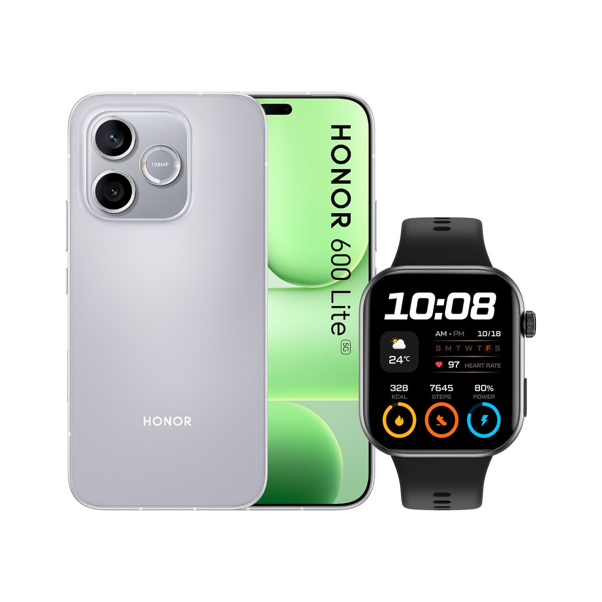 HONOR 600LITEVELVETGREYCHOICEWATCH2I Smartphone 6.6" 16/256GB 5G Velvet Grey