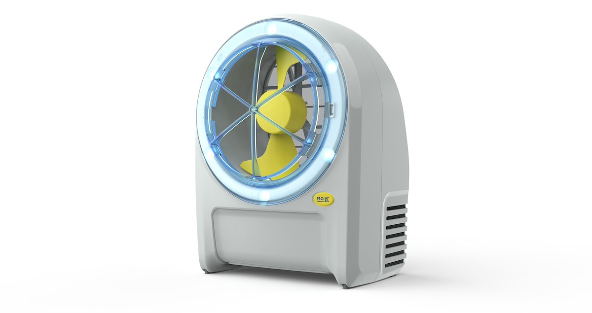 MOEL 368L2 Elettroinsetticida Aspirante 6W Insectivoro LED Double