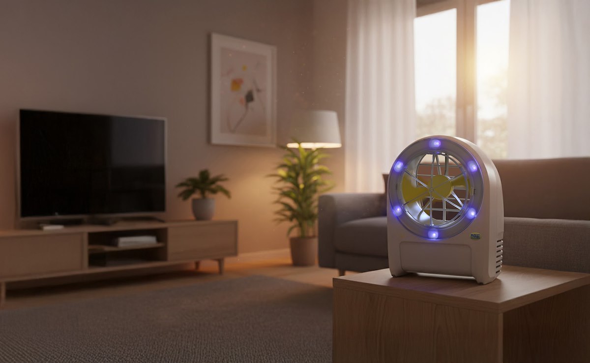 MOEL 368L2 Elettroinsetticida Aspirante 6W Insectivoro LED Double - immagine 2