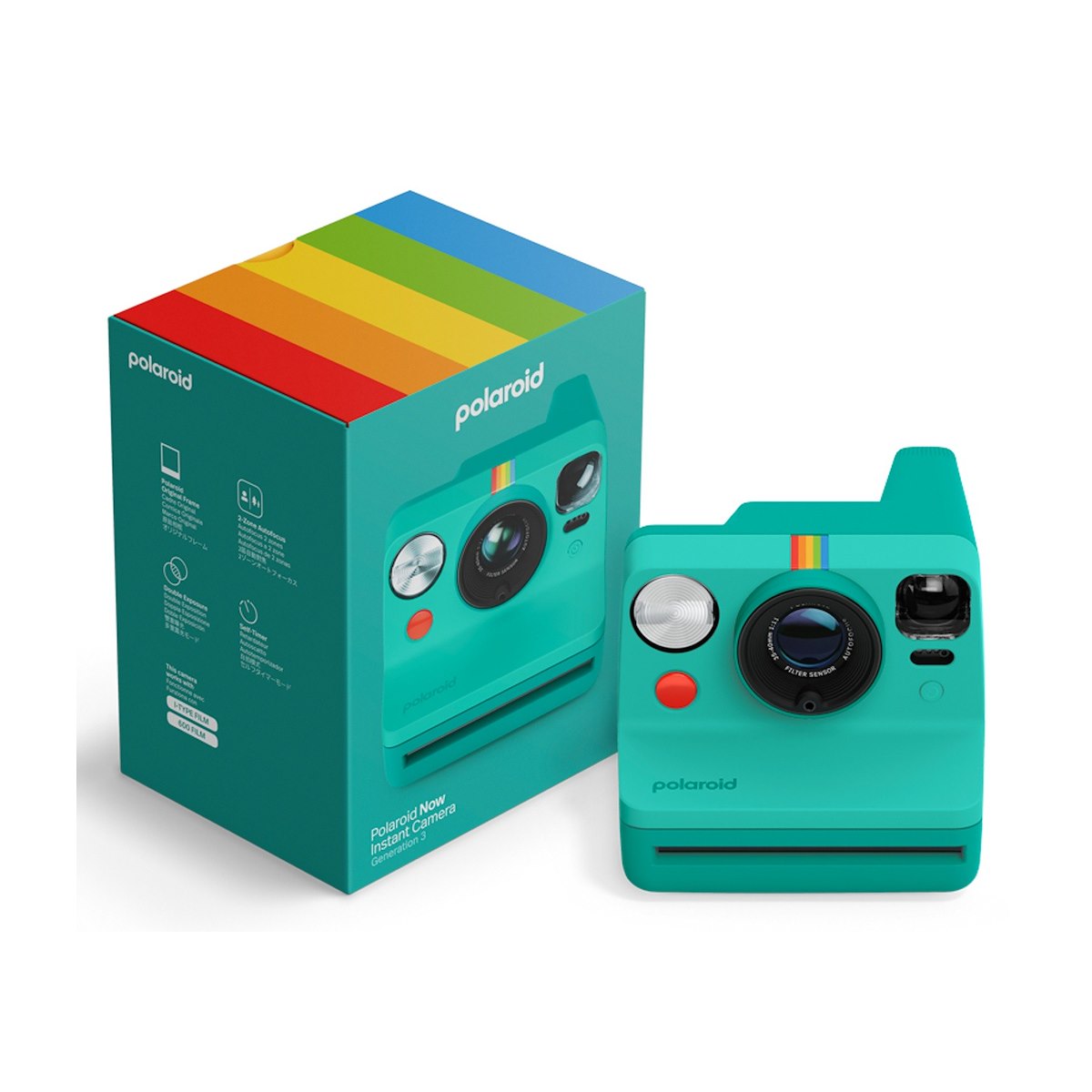 POLAROID Now Generation 3 Verde Acqua Fotocamera Istantanea - immagine 5