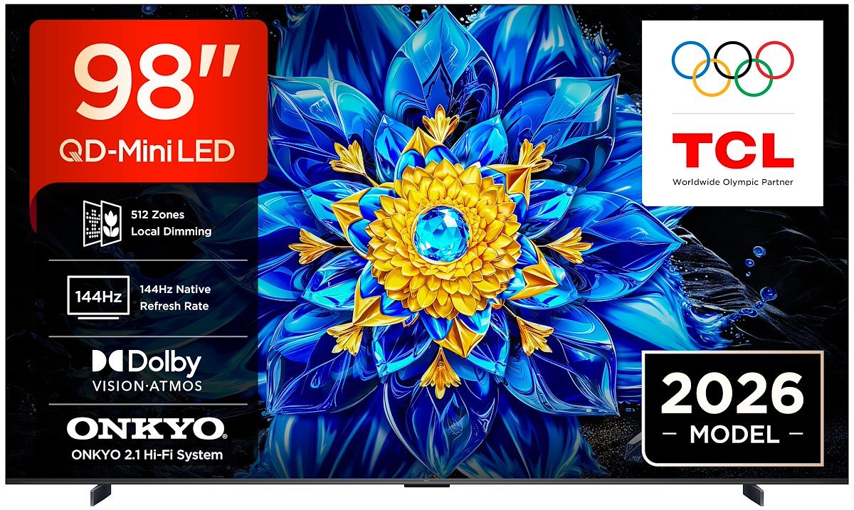TCL 98P8L TV QLED MiniLED 98" 4K 144Hz T2/S2 Smart Google TV