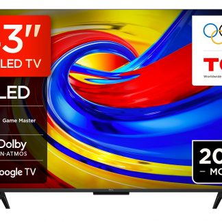 TCL 43P7L Smart TV QLED 43 Pollici 4K Google TV Digitale Terrestre