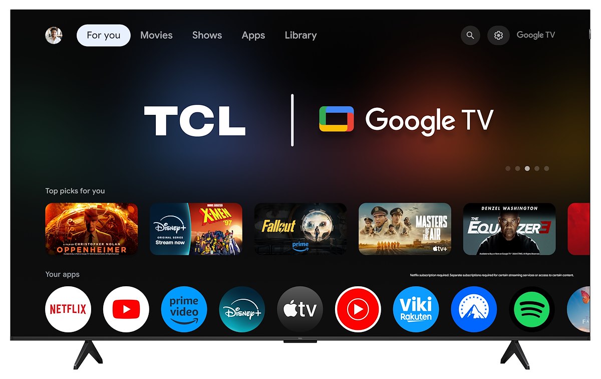 TCL 85P7L Smart TV QLED 85 Pollici 4K UHD Google TV - immagine 3