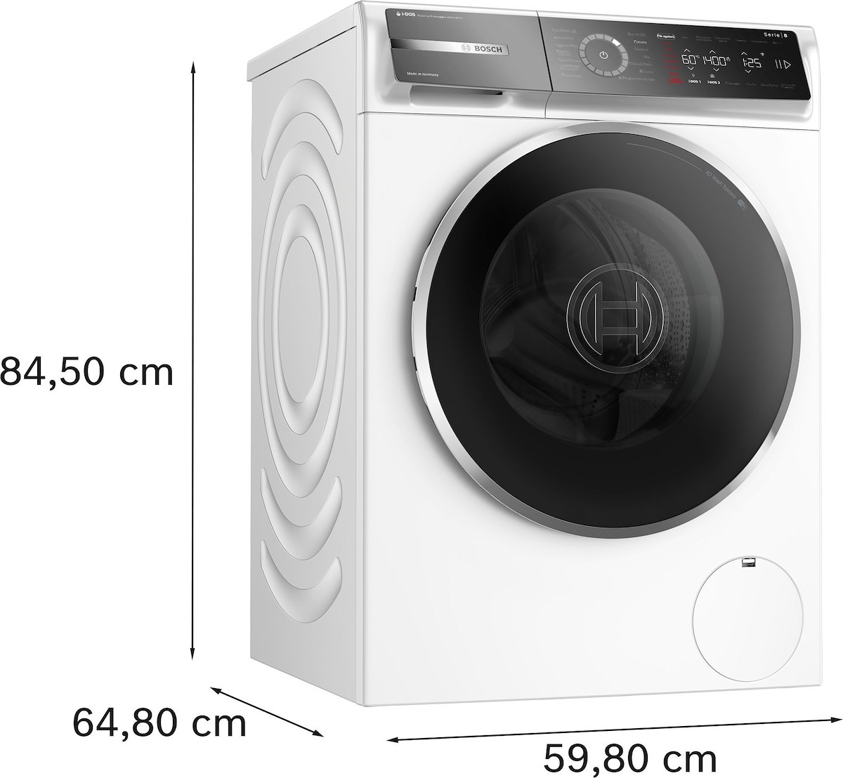 BOSCH WGB264A0IT Lavatrice 11kg 1400giri A-30 WiFi Inverter Vapore - immagine 2