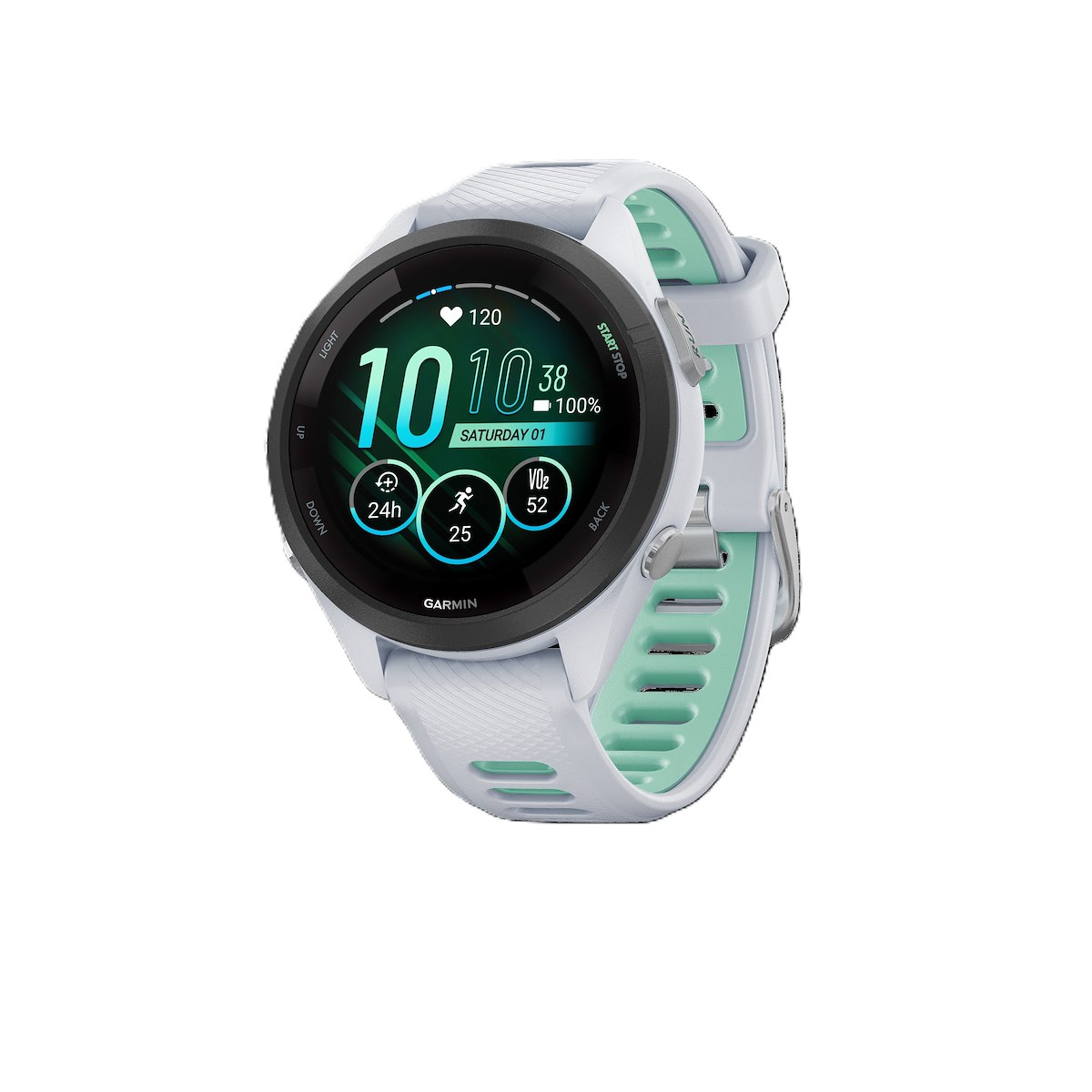 Garmin Forerunner 265S Whitestone-Neo Smartwatch 1.1 Pollici 42MM