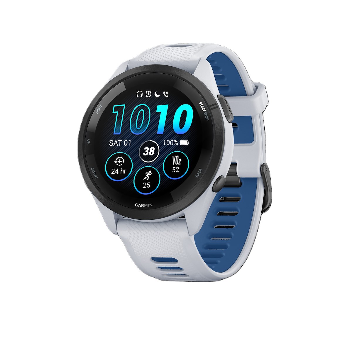 Garmin Forerunner 265 Whitestone-Tidal Blue Smartwatch 1.3 Pollici 46MM