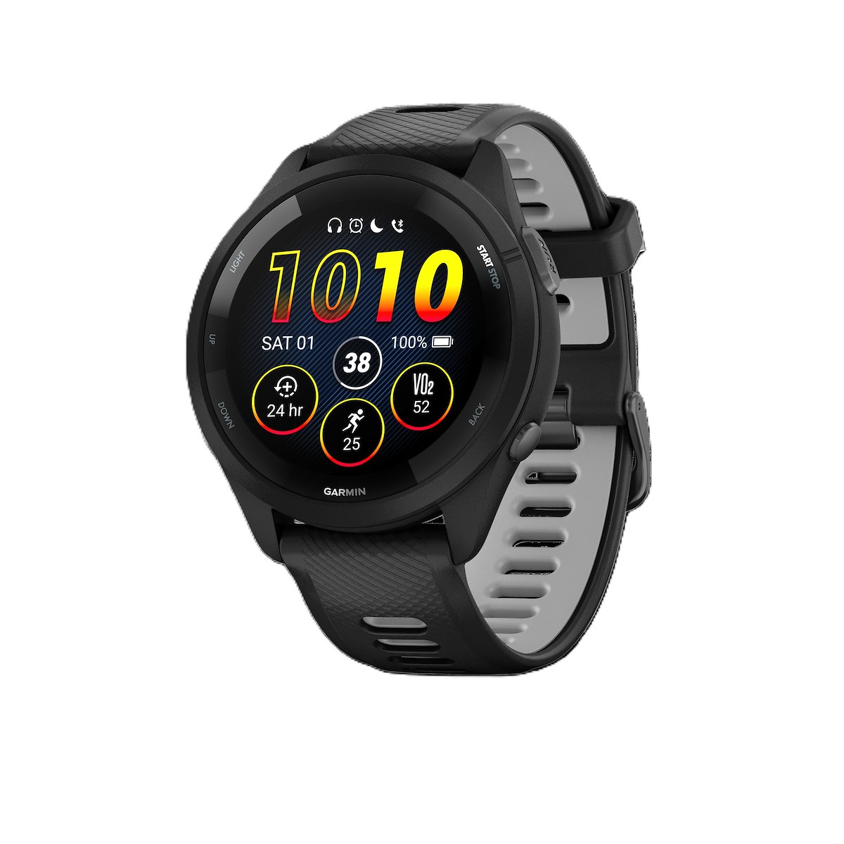 Garmin Forerunner 265 Black-Powder Gray Smartwatch 1.3 Pollici 46MM