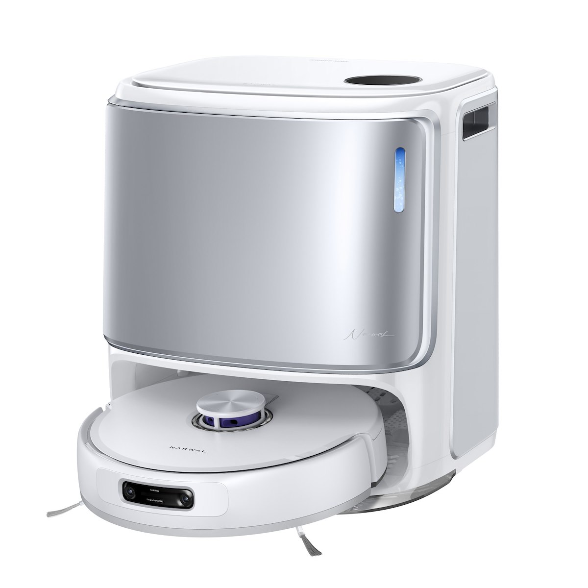 NARWAL FREOZ10ULTRAWHITE Robot Lava-Aspira 4.5+2.5L 2 Fotocamere WiFi Base Ric.