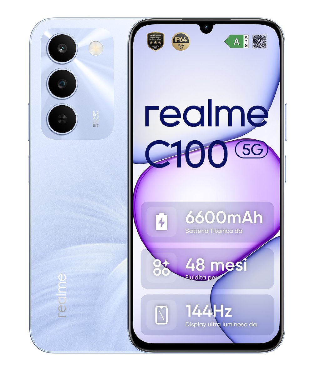 REALME C1005G4256GBBLOOMINGPURPLE Smartphone 6.8" HD+ 4GB 256GB 50MP 5G