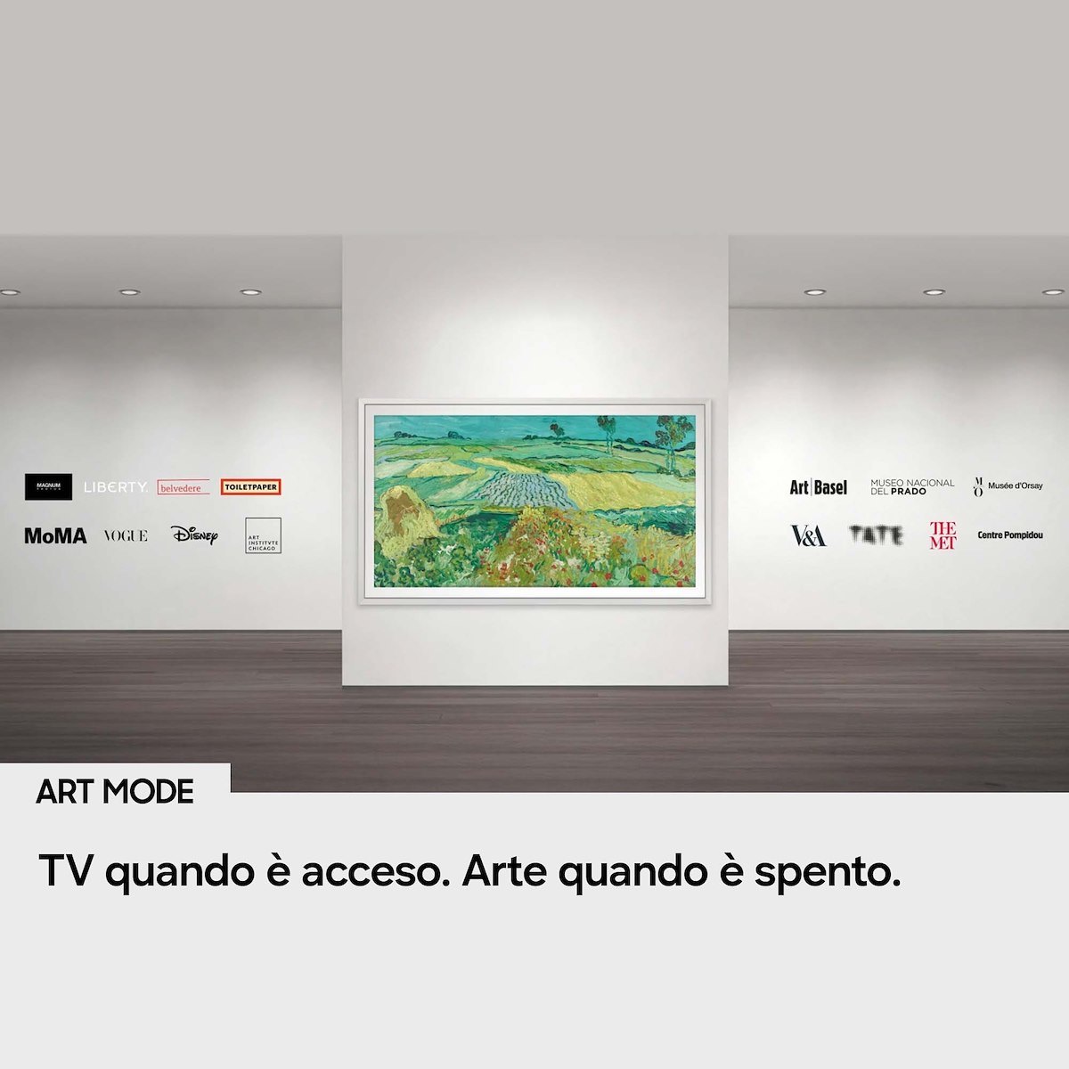 SAMSUNG QE55LS03HWUXZT TV LED 4K UHD Smart Tizen The Frame - immagine 5