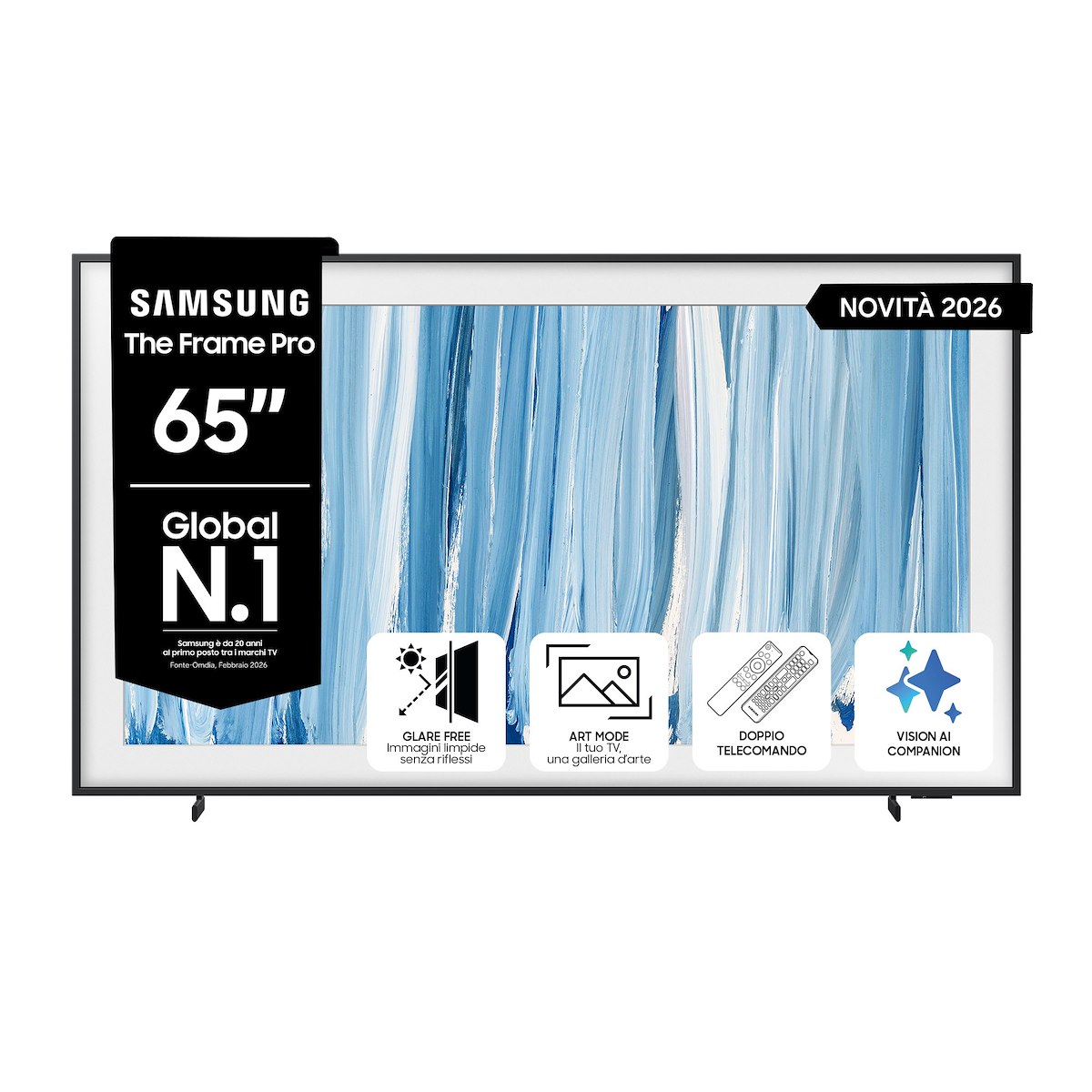 SAMSUNG QE65LS03HWUXZT TV LED 65" 4K UHD Smart Tizen The Frame