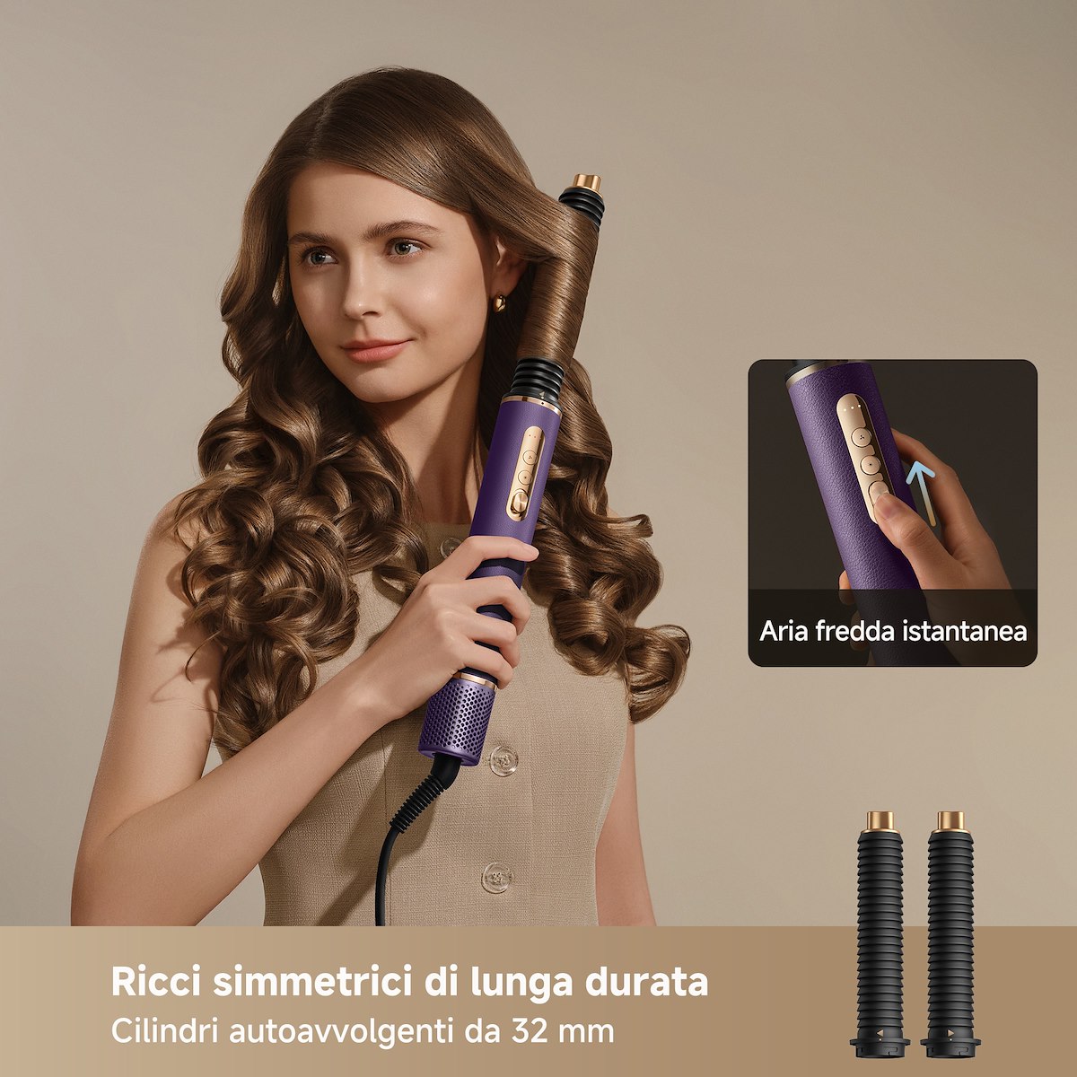 DREAME AIRSTYLEPRO2PURPLE Multistyle 7in1 Air Styler Pro 2026 Purple - immagine 2