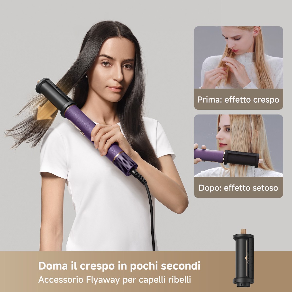 DREAME AIRSTYLEPRO2PURPLE Multistyle 7in1 Air Styler Pro 2026 Purple - immagine 3