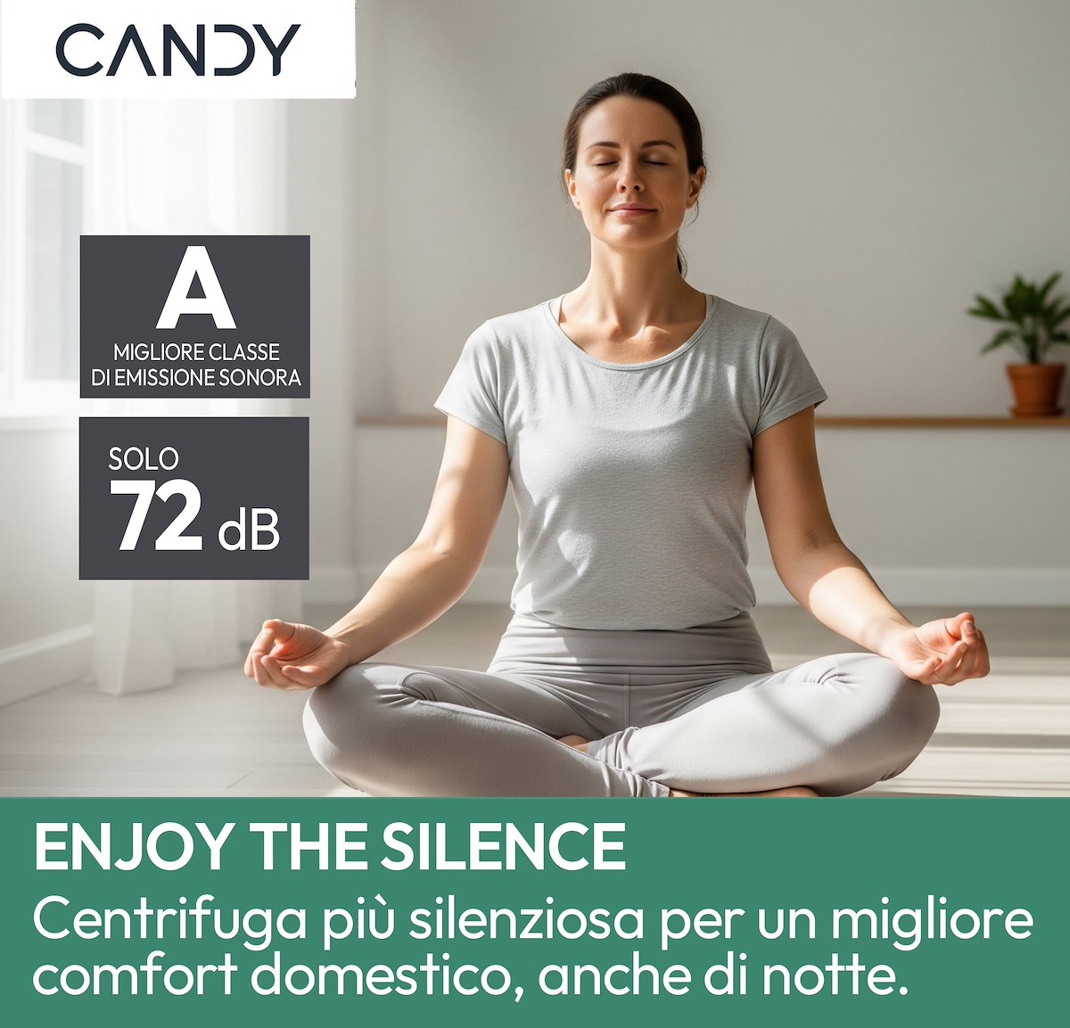 CANDY EY27S7S lavatrice slim 7kg 1200giri A-15% - immagine 5