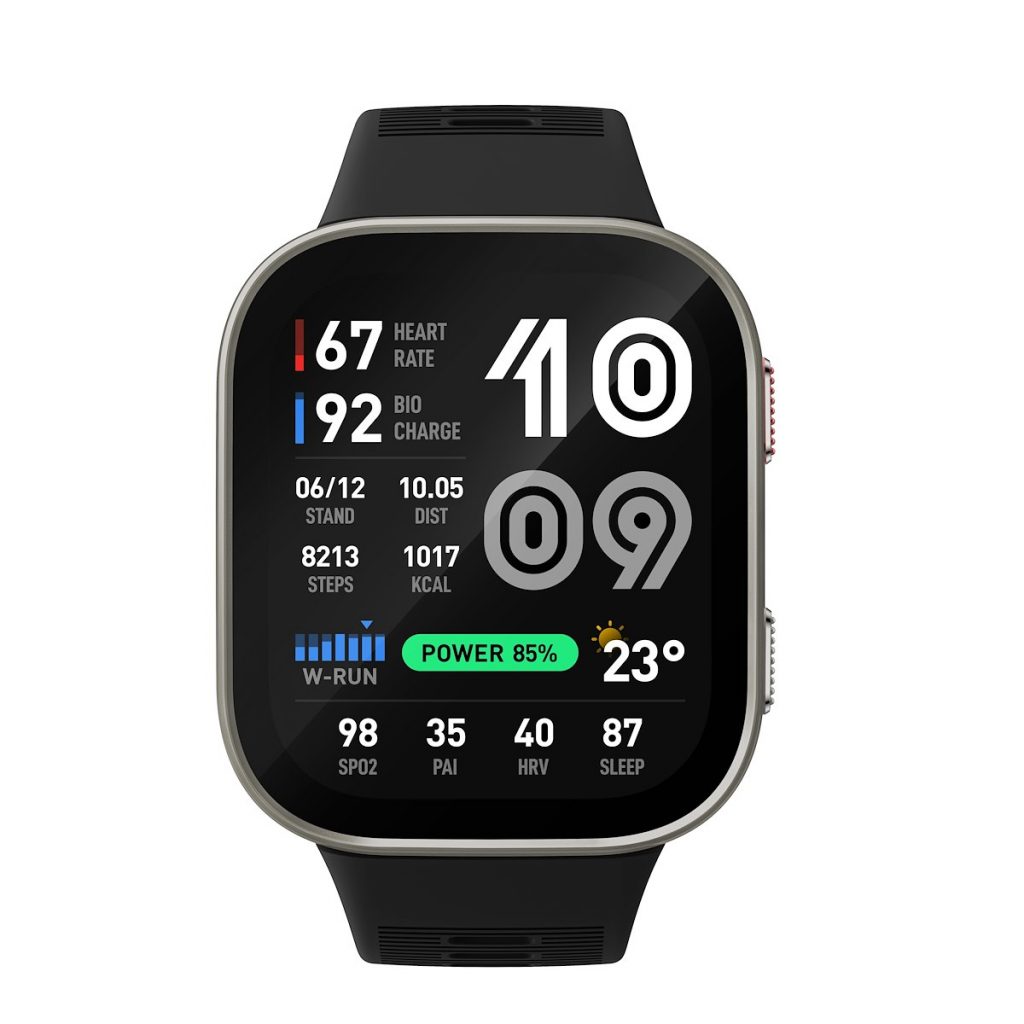 Amazfit Bip Max Silver Smartwatch 2.07 Pollici Amoled BT HR GPS 5ATM