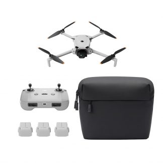 DJI LITO1FLYMORECOMBO Drone 8K Wi-Fi, Radiocomando RCN3, Hub Ricarica