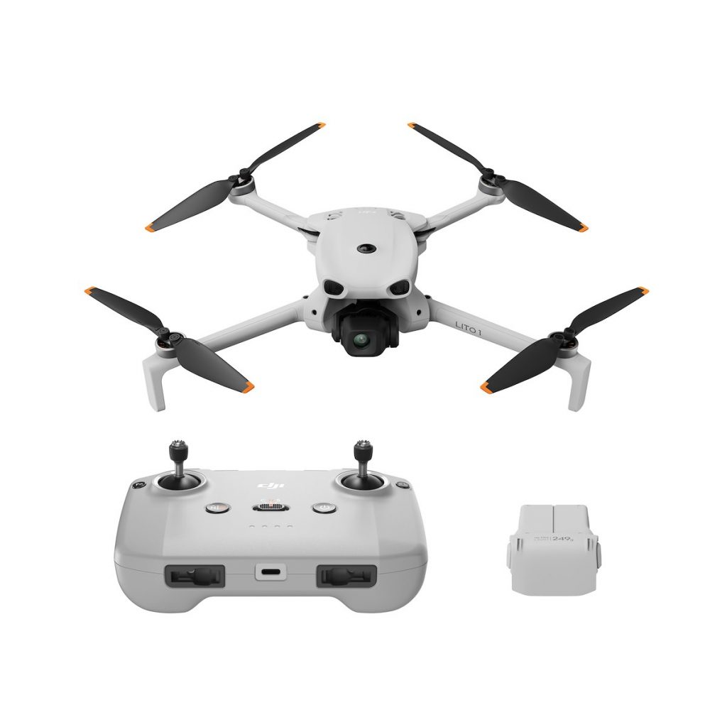 DJI LIito 1 Drone 8K Wi-Fi con Fotocamera e Radiocomando RCN3 Grigio