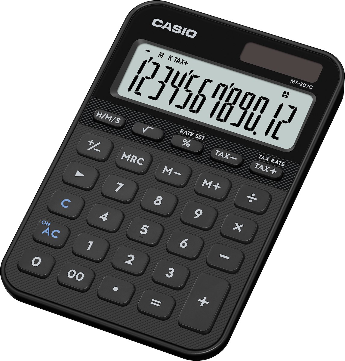 CASIO MS20YCBKWEP Calcolatrice da Tavolo My Style 12 Cifre Nero - immagine 2