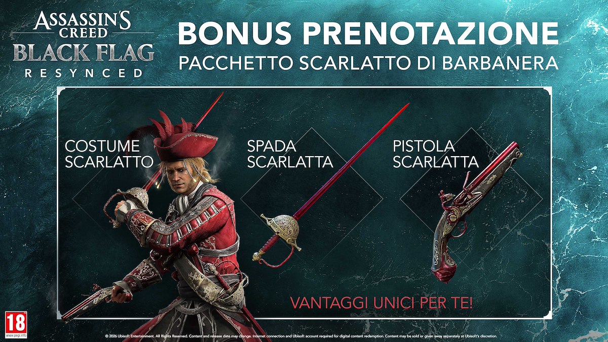 UBISOFT L00557 Assassin's Creed Black Flag Resynced Gioco Xbox SX - immagine 2