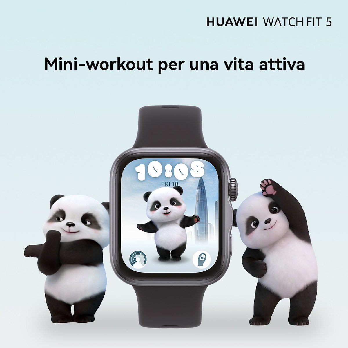 Huawei Watch Fit 5 Black Smartwatch 1.82 Pollici - immagine 3