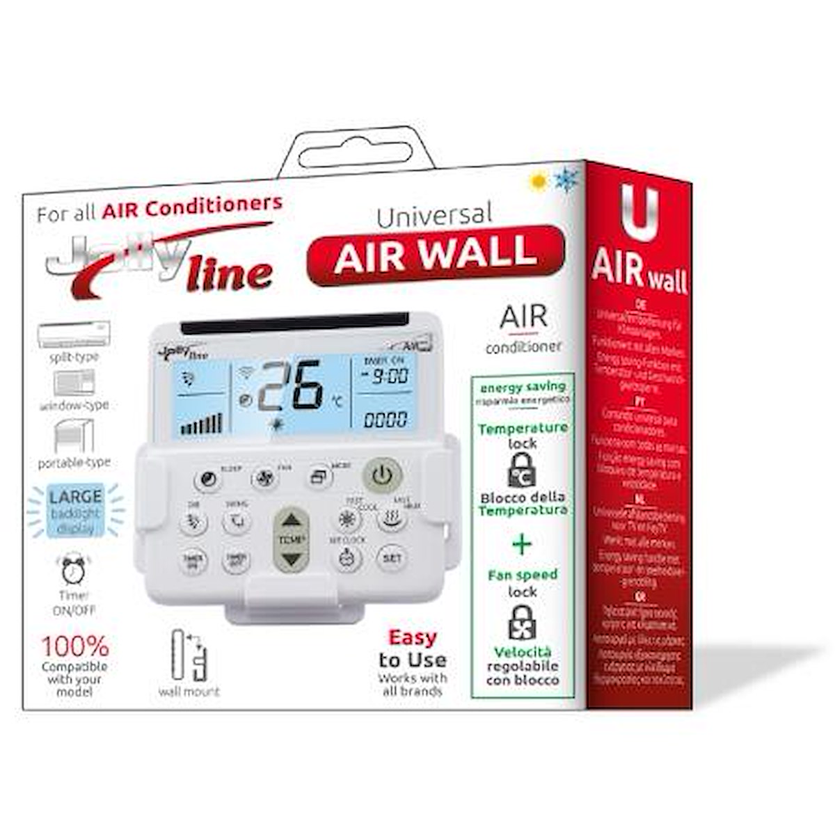 JOLLY LINE JL42536 Telecomando universale per condizionatore - immagine 4