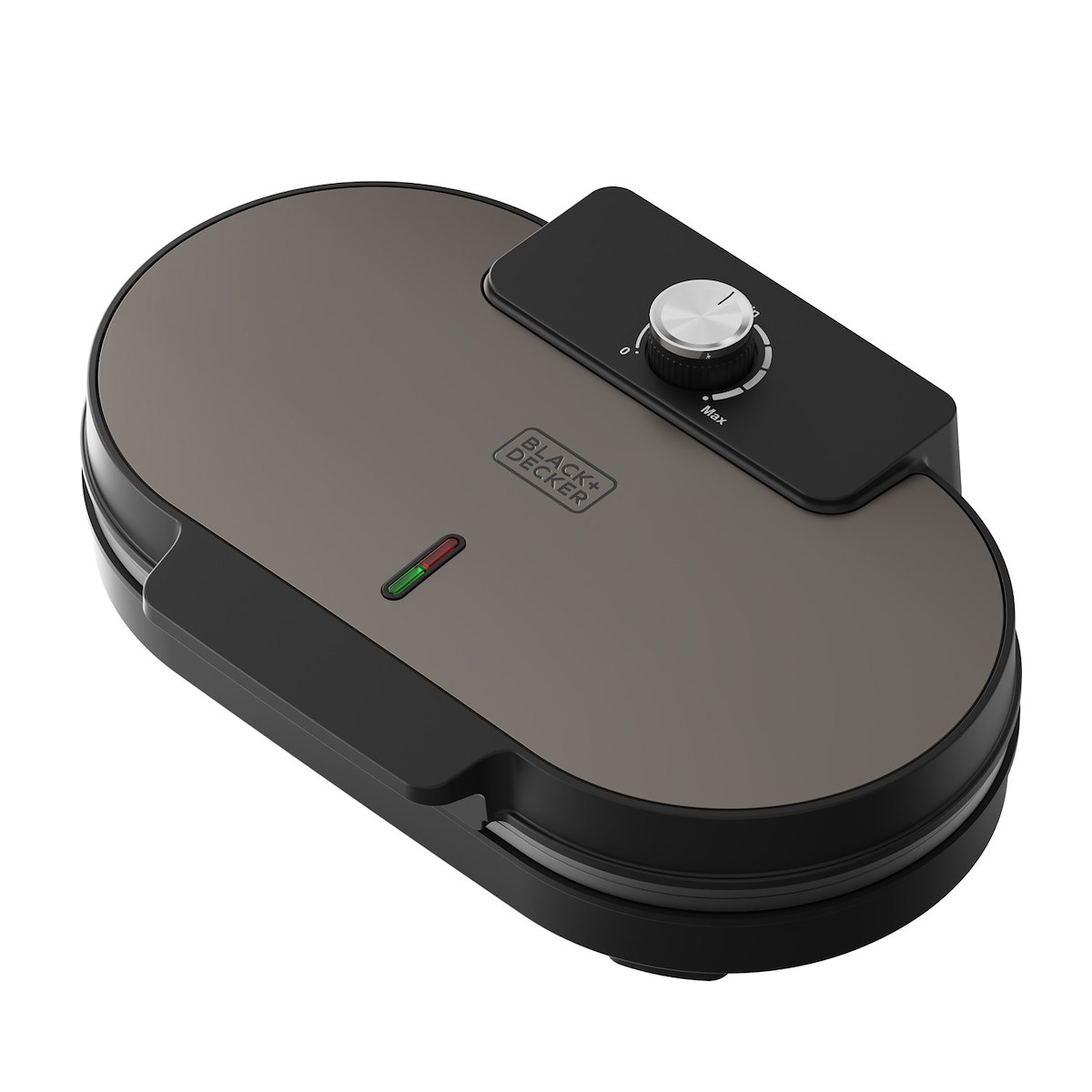 BLACK+DECKER BXFC3200E Macchina Waffle Antiaderente 1400W Inox