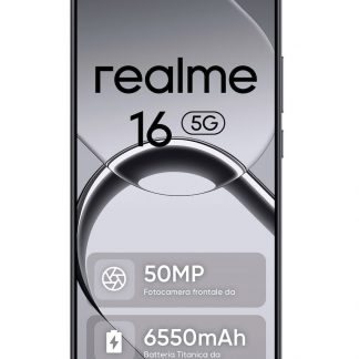 REALME R16 5G Air Black Smartphone 6.57 Pollici HD Plus 8GB 256GB 