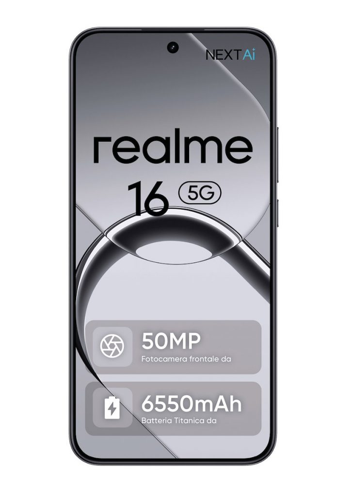 REALME R16 5G Air Black Smartphone 6.57 Pollici HD Plus 8GB 256GB 