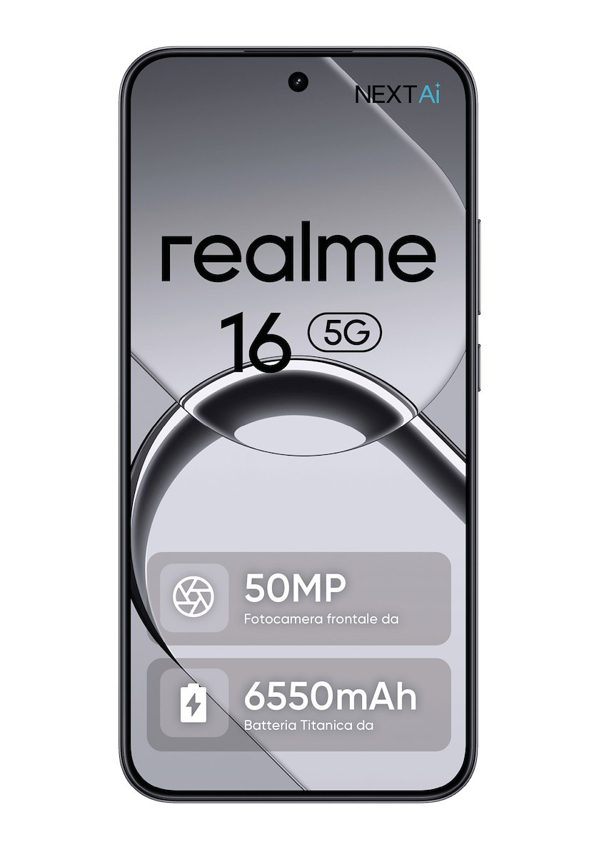 REALME R16 5G Air Black Smartphone 6.57 Pollici HD Plus 8GB 256GB 