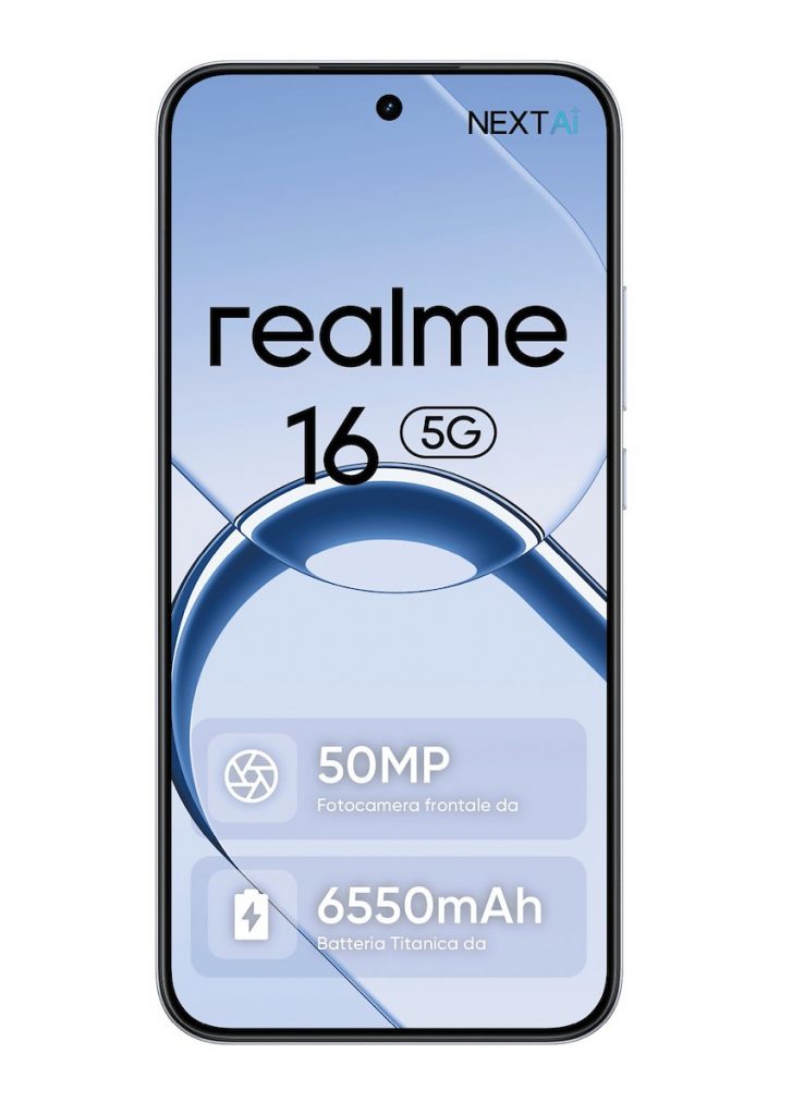 Realme R16 5G Air White Smartphone 6.57 Pollici HD Plus 8GB 256GB